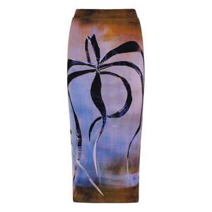 LOUISA BALLOU Abstract Print Pencil Skirt Women MULTICOLOR Skirts